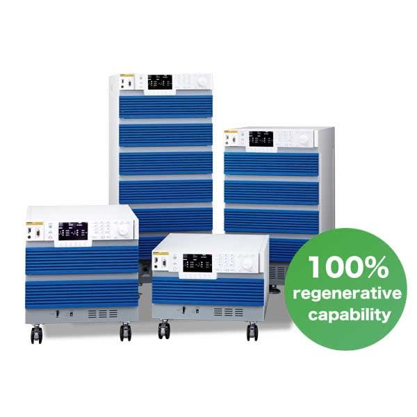 Kikusui PCR24000WEA2R 3P3W 400V 500HZ Ultra compact programmable AC and DC power supply, 24 kVA, 320 V, 500 Hz, Single phase/three phase output, Regenerative, 3 phase 380 V to 480 V input